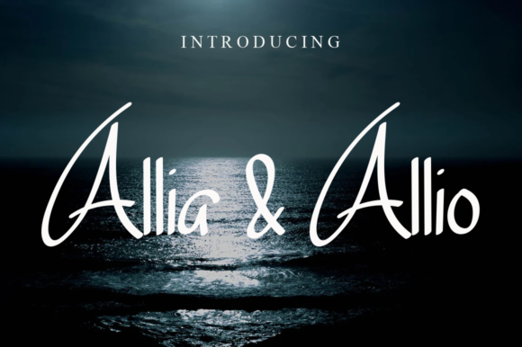 Allia Allio: The Handwritten Font for Campaigns