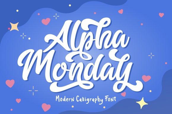 Alpha Monday: A Fresh Handwritten Font for Modern Editorial Design