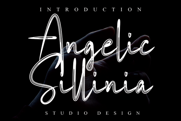 Angelic Sillinia: A Handwritten Font for Small Business