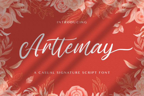 Arttemay: A Flowing Handwritten Font for Elegant Design