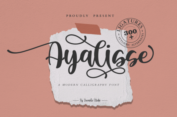 Ayalisse: Elevating Web Design with Modern Calligraphy Typography