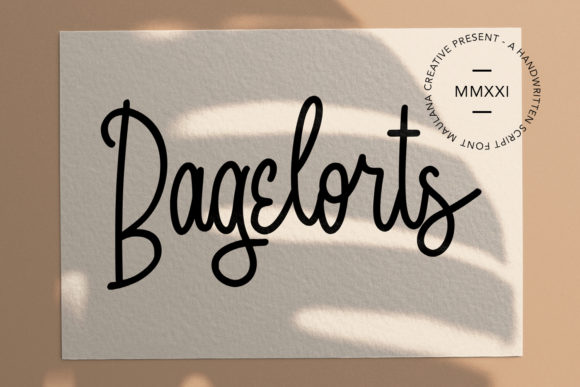 Bagelorts: A Sweet Handwritten Font for Brand Identity