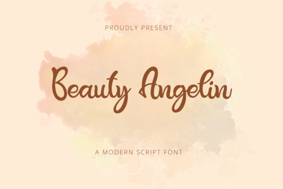 Beauty Angelin: A Handcrafted Script Font for Makers