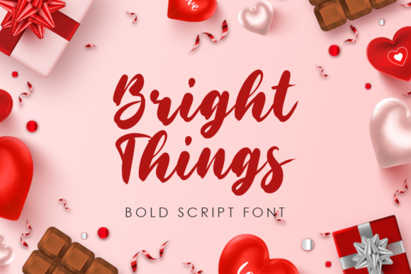 Bright Things: A Bold Handwritten Font for Modern Web Design
