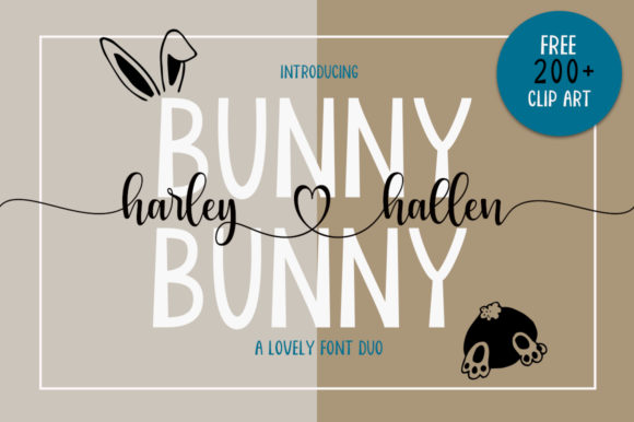 Bunny Harleyhellen: A Charming Font for Makers