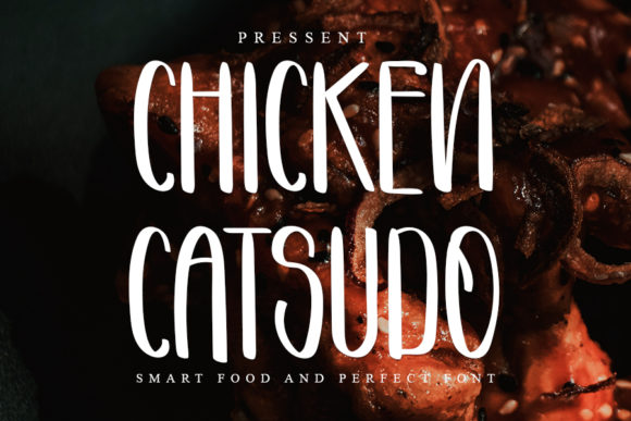 Chicken Catsudo: A Charming Handwritten Font for Makers