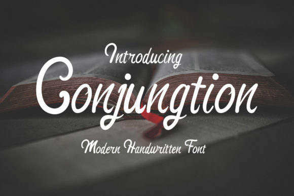 Conjungtion: The Script Font for Bold Campaigns