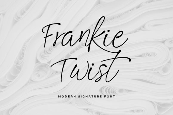 Frankie Twist: A Handwritten Font That Brings Personality to Editorial Design