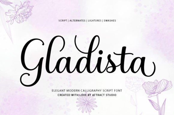 Gladista: A Handwritten Font with Timeless Elegance for Creative Branding