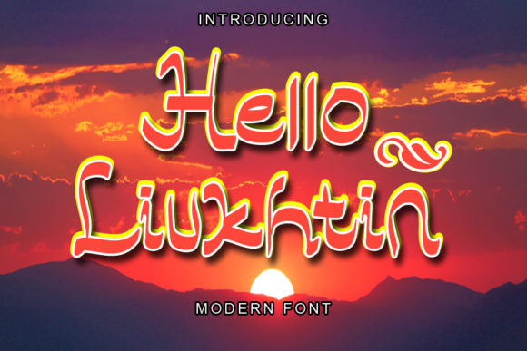 Hello Liukhtin: A Fresh Handwritten Font for Modern Brand Campaigns