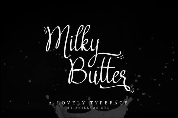 Milky Butter: A Versatile Handwritten Font for Modern Editorial Design