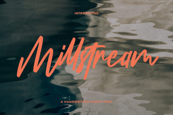 Millstream: The Elegant Handwritten Font for Makers