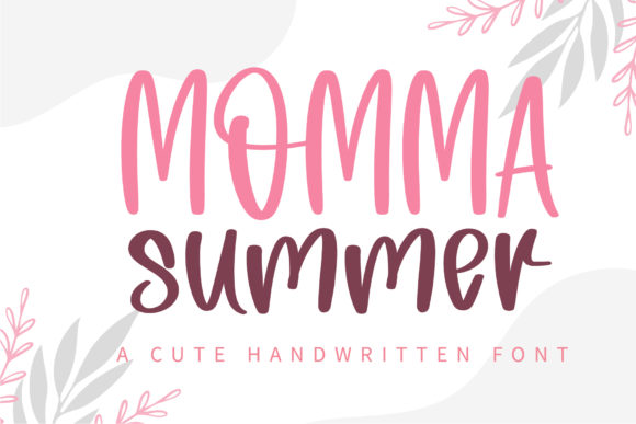 Momma Summer: A Handwritten Font for Editorial Design