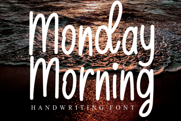 Monday Morning: A Handwritten Font for Editorial Design