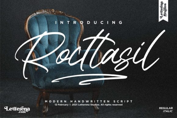 Rocttasil: A Relaxed Script Font for Editorial Design