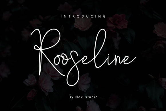Rooseline Font: Elevating Brand Identity with Elegant Script Typography