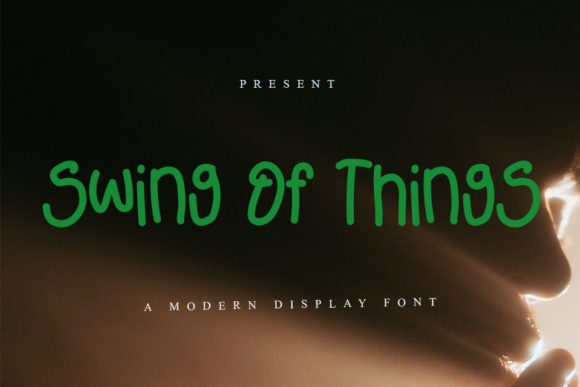 Swing of Things: A Playful Handwritten Font for Web Design