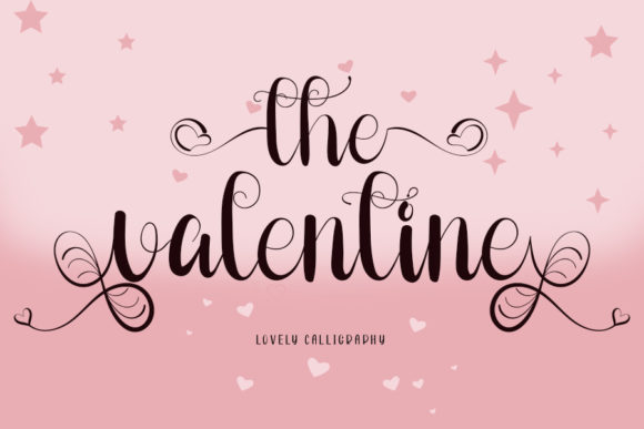 The Valentine: A Handwritten Font for Elegant Editorial Design