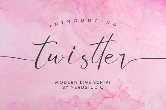 Twistter: The Handwritten Font for Polished Branding