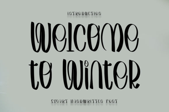 Welcome to Winter: A Modern Handwritten Font for Marketers