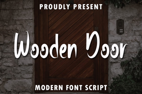 Wooden Door: A Quirky Handwritten Font for Crafters