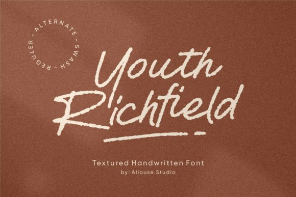 Youth Richfield: A Handwritten Font for Crafters